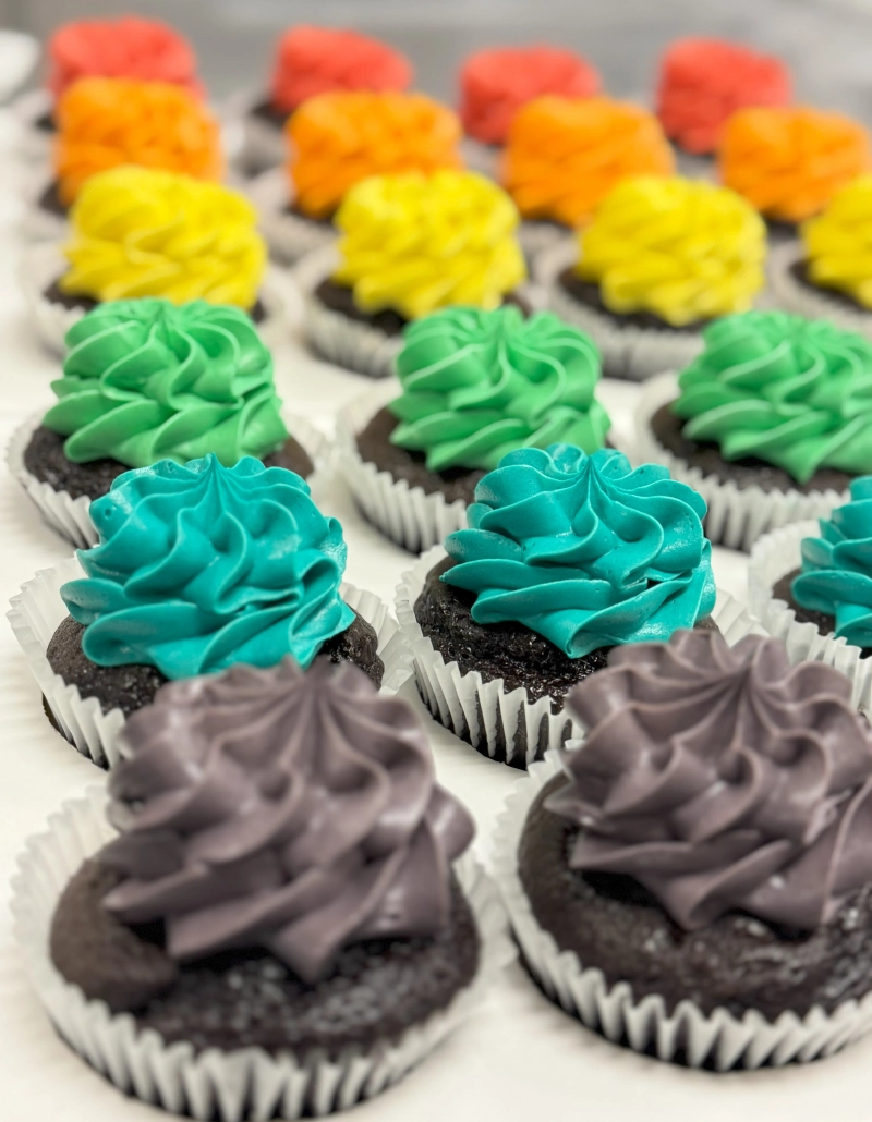 COLORFUL CUPCAKES